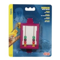Living World Plastik Aynalı Kuş Oyuncağı (Karışık Renkli)