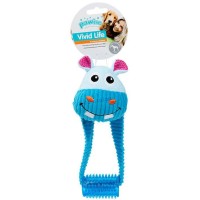 Pawise Vivid Life-Hippo With Tugger Köpek Oyuncağı 23 cm
