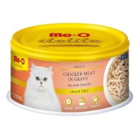 Me-O Delite Sos İçinde Tavuklu Tahılsız Yetişkin Kedi Konservesi 80gr
