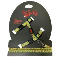 Tailpetz Kedi Göğüs Tasması + Kayış Dazzle
