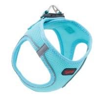 Tailpetz Airmesh Kedi ve Küçük Irk Köpek Göğüs Tasması Okyanus Mavi [2XSmall]