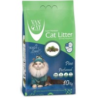 Vancat Çam Kokulu 10 KG İnce Taneli Topaklanan Bentonit Kedi Kumu