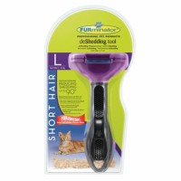 Furminator Kısa Tüylü Kediler İçin Tüy Tarağı Large