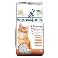 Happy4Pets Sabun Kokulu 10 LT İnce Taneli Topaklanan Bentonit Kedi Kumu