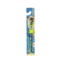 EuroCat Renkli Desenli Zilli Kedi Boyun Tasması 28cm (Mavi)