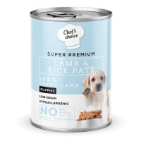 Chefs Choice Kuzulu Pirinçli Ezme Yavru Köpek Konservesi 400Gr