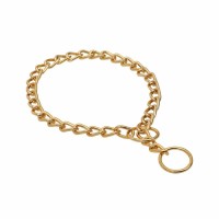 Doggie Eğitim Serisi Zincirli Köpek Boyun Tasması 3,5x55 cm - Gold