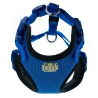 Doggie Havalı Dokumadan El Yapımı Köpek Göğüs Tasması L-2x55-65cm - Royal Blue