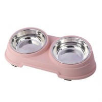 Nunbell Melamin Çelik Mama-Su Kabı İkili