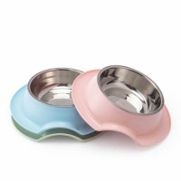 Nunbell Yuvarlak Melamin Çelik Mama Kabı Tekli