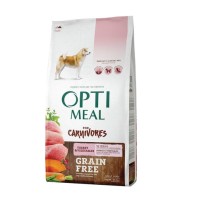 Optimeal Tahılsız Tüm Irklar İçin Hindili ve Sebzeli Yetişkin Köpek Maması 10 KG