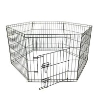 Katlanır Tel Köpek Çiti 107*61 cm-6 Panel