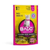 Bado Yavru Kediler İçin Tavuklu Yaş Mama 85gr