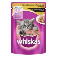 Whiskas Pouch Yavru Kümes Hayvanlı Kedi Konserve 100 gr