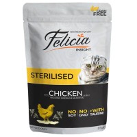 Felicia Tahılsız Sterilised Tavuklu Yaş Kısır Kedi Maması 85 gr