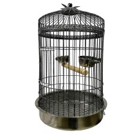 Galvaniz Silindir Kuş Kafesi Metal