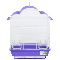 Ewox Papatya Çatılı Kuş Kafesi 40x63x31cm (Karışık Renklerde)