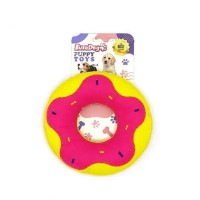 EuroDog Puppy Pet Toys Sarı Donut Şeklinde Köpek Oyuncağı