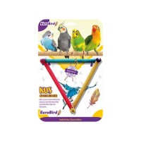 EuroBird Kuş Oyuncağı Renkli Üçgen Salıncak