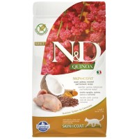 N&D Quinoa Skin & Coat Tahılsız Bıldırcınlı, Kinoalı, Hindistan Cevizli ve Zerdeçallı 1,5 Kg Yetişkin Kedi Maması