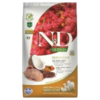 N&D Quinoa Skin & Coat Tahılsız Bıldırcınlı, Kinoalı, Hindistan Cevizli ve Zerdeçallı 2,5 Kg Tüm Irklar Yetişkin Köpek Maması