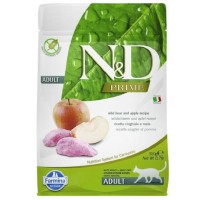 N&D Prime Tahılsız Yaban Domuzlu ve Elmalı 300 g Yetişkin Kedi Maması