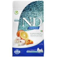 N&D Ocean Tahılsız Morina Balıklı, Balkabaklı ve Portakallı 800 g Küçük Irk Yetişkin Köpek Maması