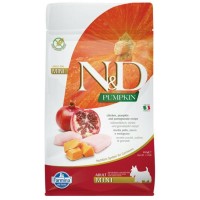 N&D Pumpkin Tahılsız Tavuklu, Balkabaklı ve Narlı 800 g Küçük Irk Yetişkin Köpek Maması