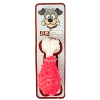 Flip Plastik Dental Tavuk Budu Şeklinde Köpek Kemiği 17 cm