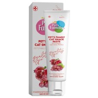Pets Family Kırmızı Üzümlü&Narlı Kedi Ödül Macunu 30 gr