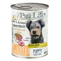 Pati Life Kuzu Etli Yavru Köpek Konservesi 405 gr