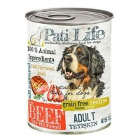 Pati Life Sığır Etli Yetişkin Köpek Konservesi 415 gr