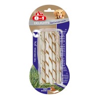 8IN1 Delights Bones Biftekli Burgu Köpek Çiğneme Çubuk (10'lu) 55gr