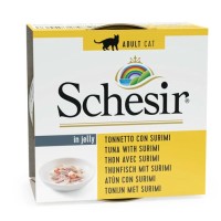 Schesir Jelly - Ton Balıklı ve Surimili Yetişkin Kedi Konservesi 85gr