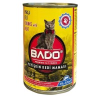 Bado Etli Yetişkin Kedi Konservesi 415 Gr