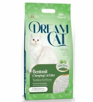 Dream Cat Aloe Vera Kokulu 10 LT İnce Taneli Topaklanan Bentonit Kedi Kumu