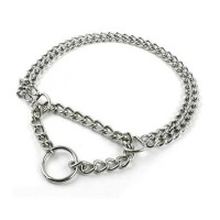 Nunbell İki Sıra Zincir Köpek Eğitim Tasması 2mm