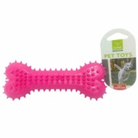 Nunbell Köpek Oyuncağı & Diş Kaşıma Plastik Kemik 6x15 cm (Karışık Renklerde)