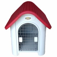 Doglife Ravello Plastik Köpek Kulübesi Kapılı 75x60x66 cm