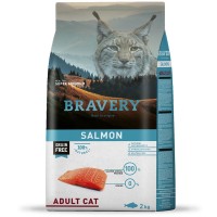 Bravery Adult Salmon 2 Kg Somonlu Tahılsız Yetişkin Kedi Maması
