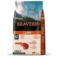Bravery Adult Lamb 12 Kg Kuzulu Tahılsız Orta ve Büyük Irk Yetişkin Köpek Maması
