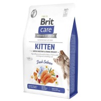 Brit Care Gentle Digestion & Strong Immunity Tahılsız Somonlu Yavru Kedi Maması 2kg