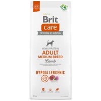 Brit Care Hypo-Allergenic Kuzulu ve Pirinçli Orta Irk Yetişkin Köpek Maması 12kg