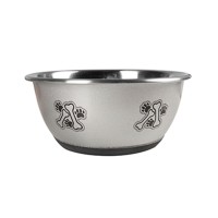 Flamingo Selecta Paslanmaz Çelik Köpek Mama Kabı 13 Cm 500 Ml
