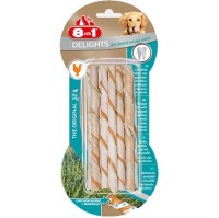 8IN1 Dental Bones Tavuklu Burgu Köpek Çiğneme Kemiği (10'lu) 55gr