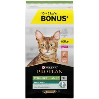 Purina Pro Plan Sterilised Salmon 10+2 Kg Bonus Paket Somonlu Kısırlaştırılmış Kedi Maması