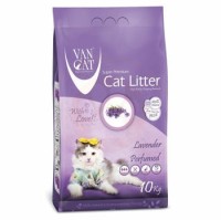 Vancat Lavanta Kokulu 10 KG Kalın Taneli Topaklanan Bentonit Kedi Kumu