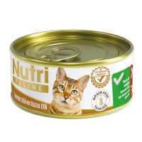 Nutri Feline Tahılsız Tavuk Etli ve Kuzulu Kedi Konservesi 85 Gr