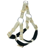 Doggie Konforlu Dokumadan El Yapımı Ronin Model Köpek Göğüs Tasması Haki 1,5x35-40cm