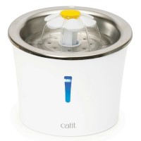 Catit 2.0 Flower Fountain Su Seviye Alarmlı Çelik Hazneli Su Pınarı (3 L)